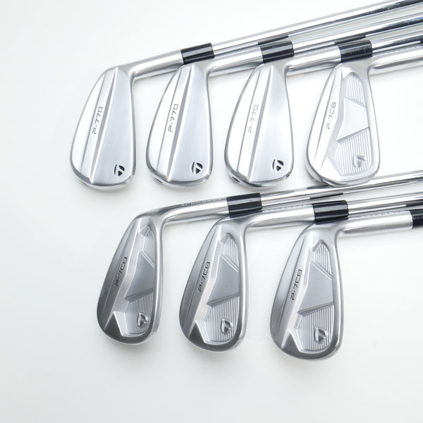 Used TaylorMade P770 & P7CB 2024 Iron Set / 4 - PW / Stiff Flex