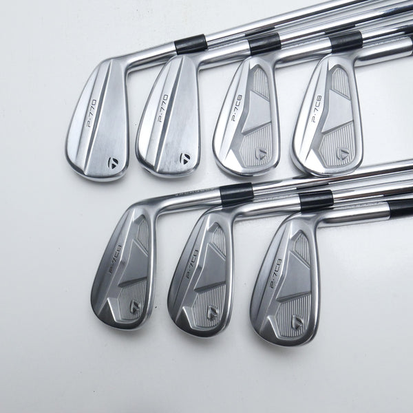 Used TaylorMade P770 & P7CB 2024 Iron Set / 4 - PW / Stiff Flex