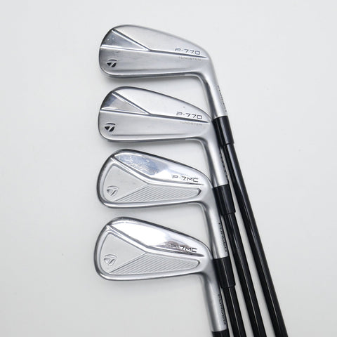 Used TaylorMade P770 & P7MC 2023 Combo Iron Set / 4 - PW / Stiff Flex