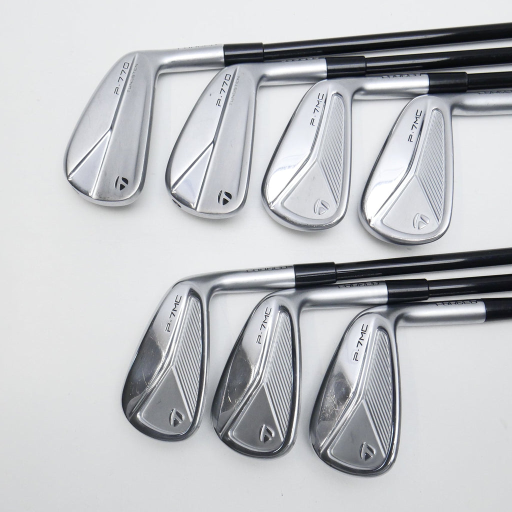 Used TaylorMade P770 & P7MC 2023 Combo Iron Set / 4 - PW / Stiff Flex