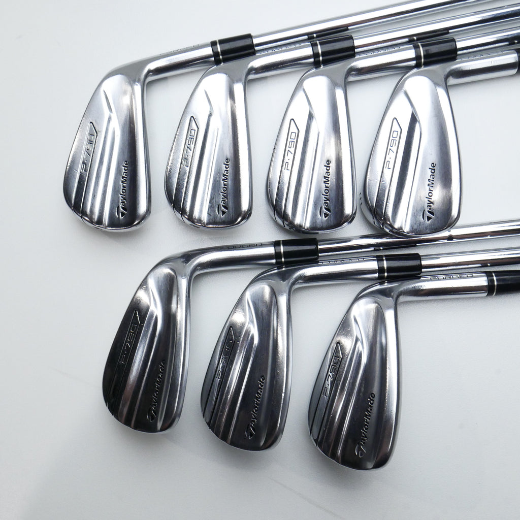 Used TaylorMade P790 2017 Iron Set / 5 - PW + AW / Stiff Flex