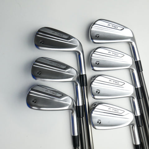 Used TaylorMade P790 2019 Iron Set / 5 - PW + AW / Stiff Flex