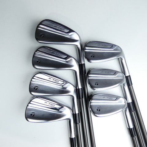 Used TaylorMade P790 2019 Iron Set / 5 - PW + AW / Stiff Flex