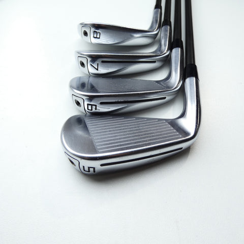 Used TaylorMade P790 2019 Iron Set / 5 - PW + AW / Stiff Flex
