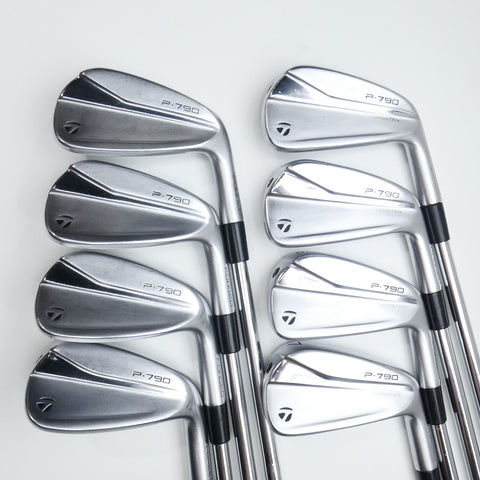 Used TaylorMade P790 2021 Iron Set / 4 - PW + AW / Stiff Flex