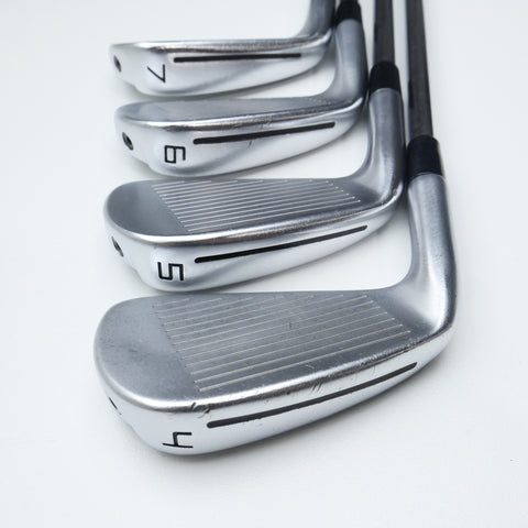 Used TaylorMade P790 2021 Iron Set / 4 - PW + AW / Stiff Flex