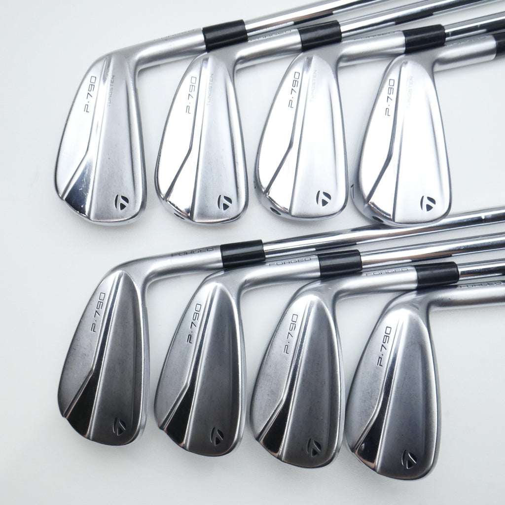 Used TaylorMade P790 2021 Iron Set / 4 - PW + AW / Stiff Flex