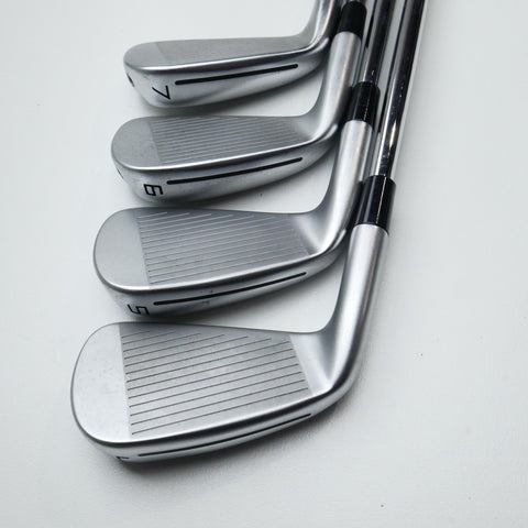 Used TaylorMade P790 2021 Iron Set / 4 - PW / Stiff Flex