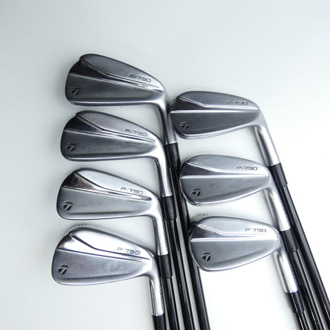 Used TaylorMade P790 2021 Iron Set / 5 - PW + AW / Regular Flex
