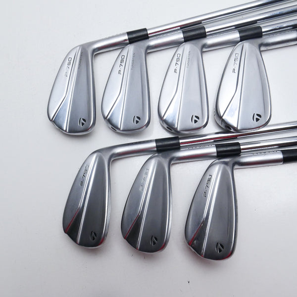 Used TaylorMade P790 2021 Iron Set / 5 - PW + AW / Regular Flex