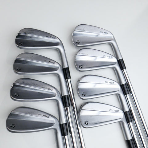 Used TaylorMade P790 2023 Iron Set / 4 - PW + AW / Stiff Flex