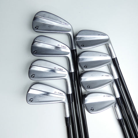 Used TaylorMade P790 2023 Iron Set / 4 - PW + AW / Stiff Flex
