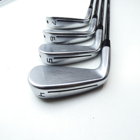 Used TaylorMade P790 2023 Iron Set / 4 - PW + AW / Stiff Flex