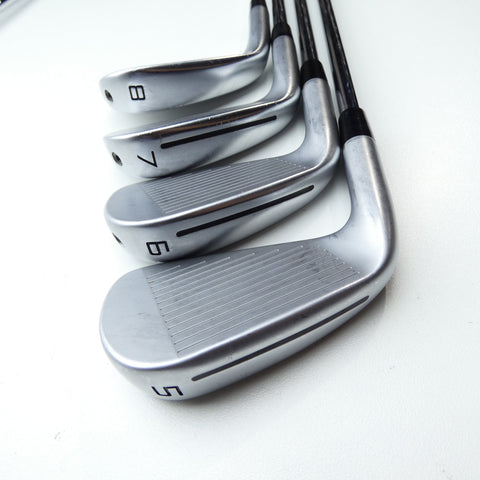 Used TaylorMade P790 2023 Iron Set / 5 - PW + AW / Regular Flex