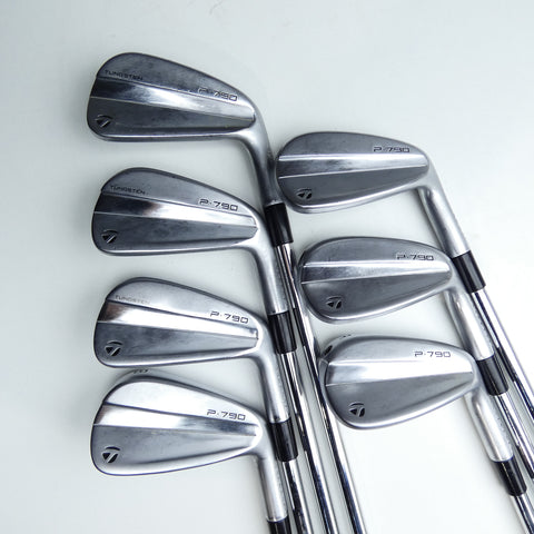 Used TaylorMade P790 2023 Iron Set / 5 - PW + AW / Stiff Flex