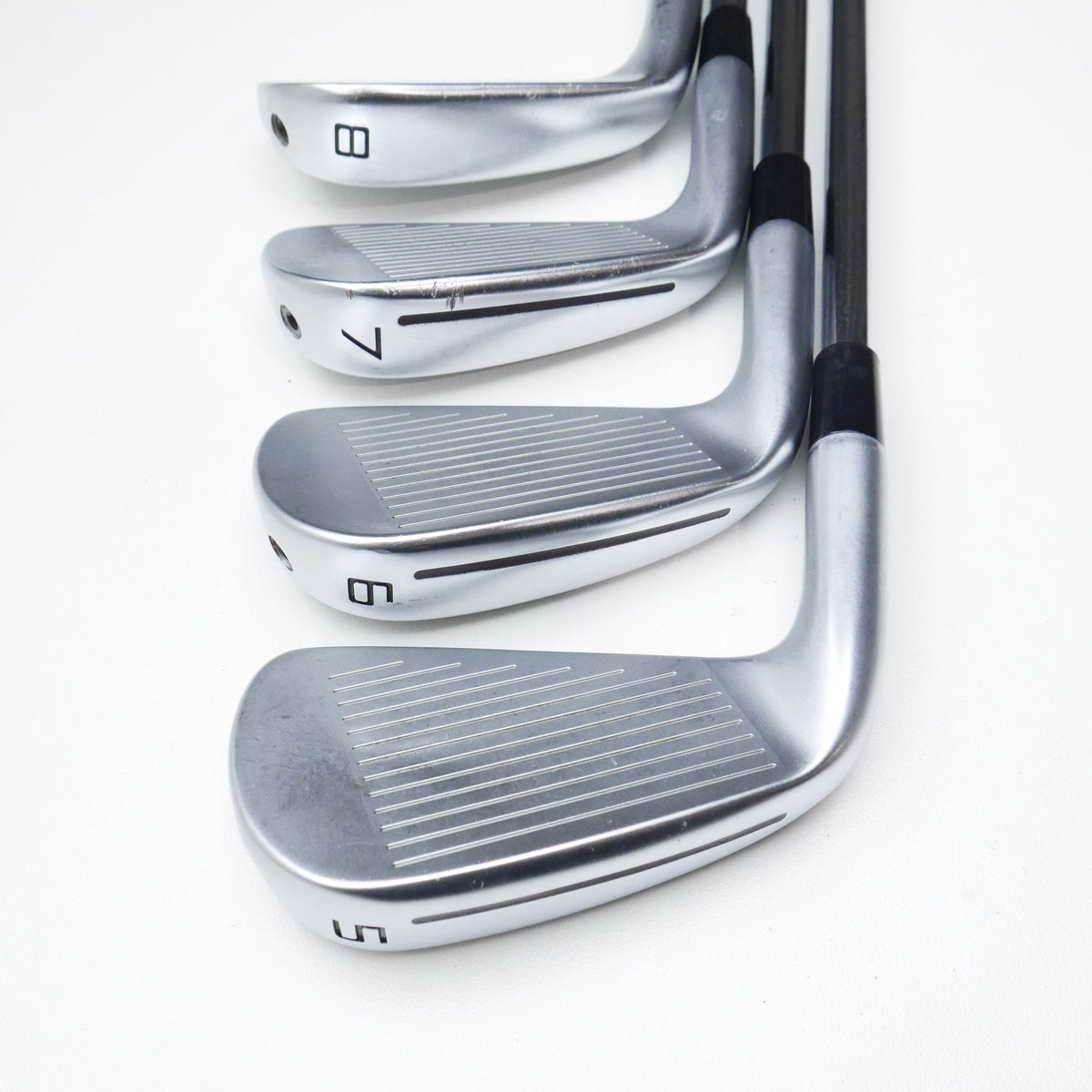 Used TaylorMade P790 2023 Iron Set / 5 - PW + AW / Stiff Flex
