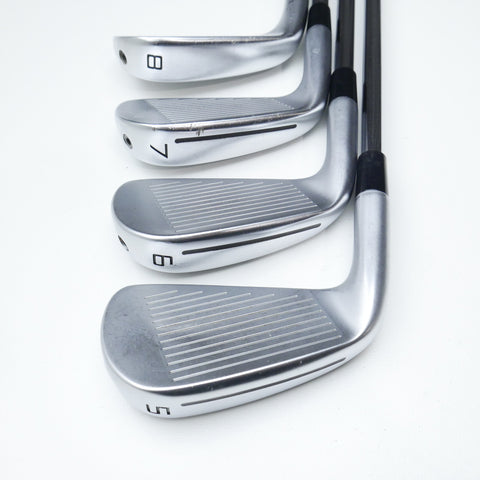 Used TaylorMade P790 2023 Iron Set / 5 - PW + AW / Stiff Flex