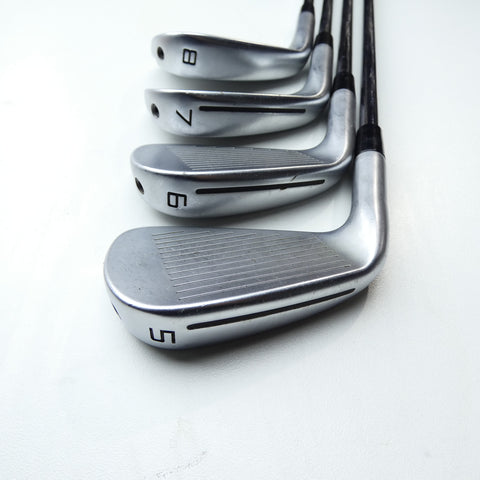 Used TaylorMade P790 2023 Iron Set / 5 - PW + AW / Stiff Flex