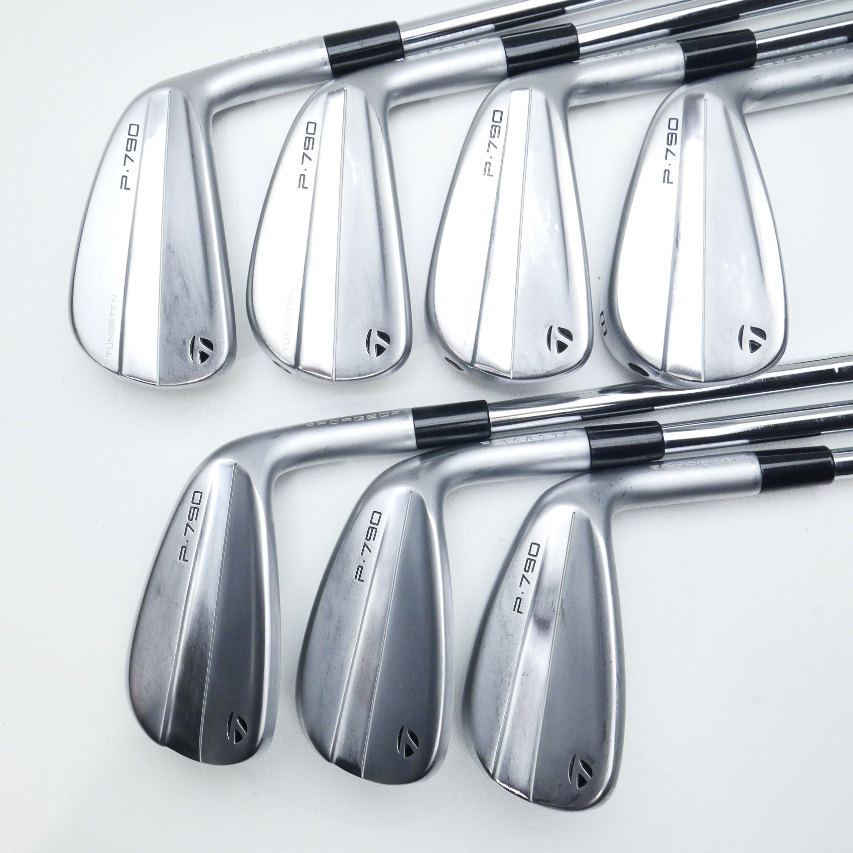 Used TaylorMade P790 2023 Iron Set / 5 - PW + AW / Stiff Flex