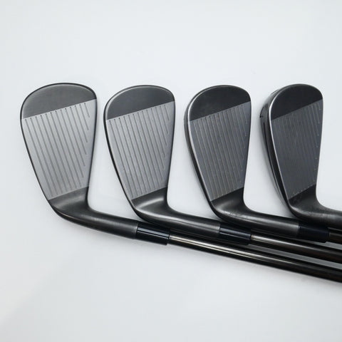 Used TaylorMade P790 2025 Battle Worn Iron Set / 4 - PW / Stiff Flex