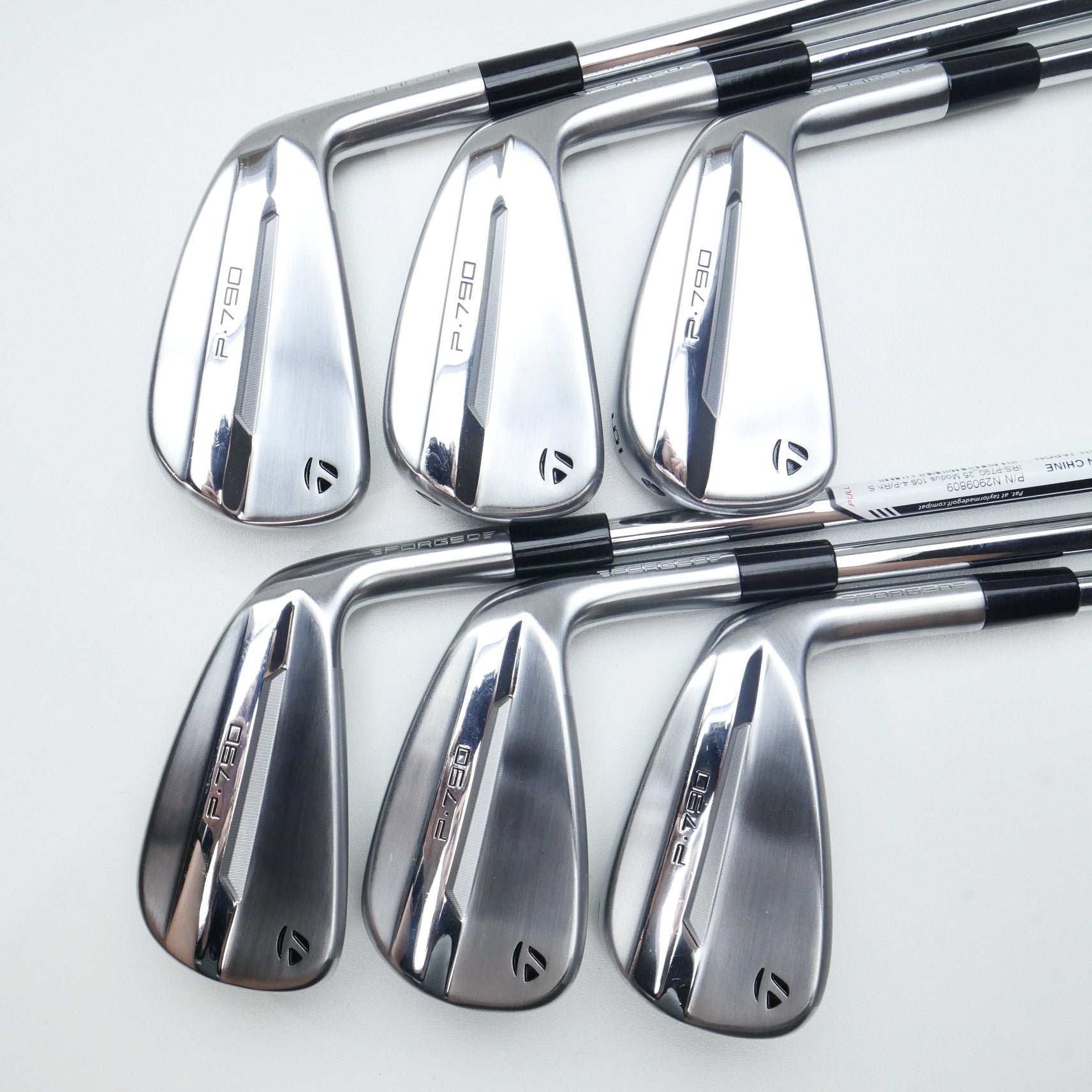 Used TaylorMade P790 2025 Iron Set / 4 - 9 IRON / Stiff Flex