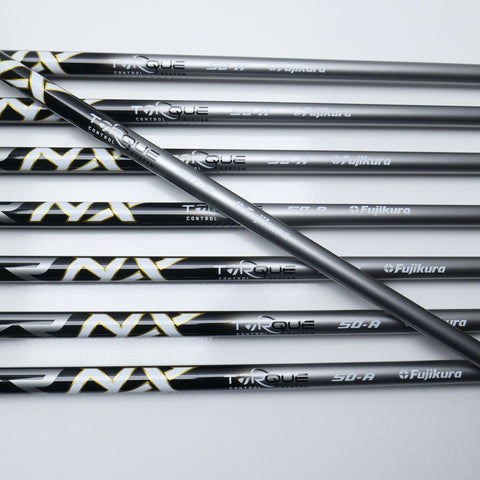 Used TaylorMade P790 2025 Iron Set / 4 - PW + AW / A Flex / Left-Handed