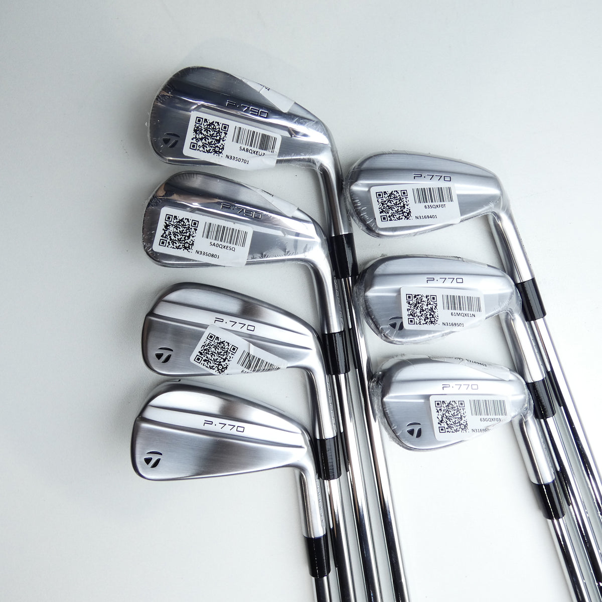 Used TaylorMade P790 2025 & P770 2024 Combo Iron Set / 4 - PW / X-Stiff Flex