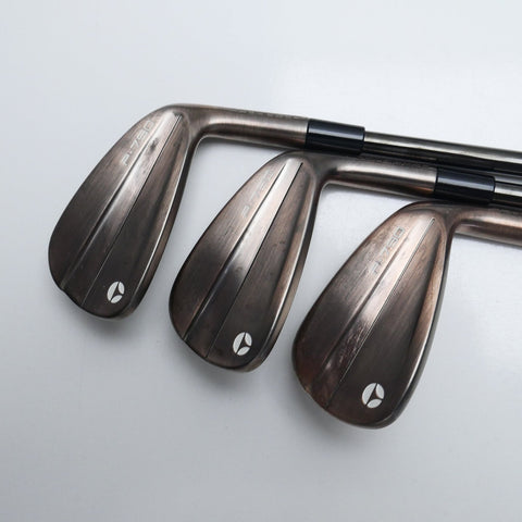 Used TaylorMade P790 Aged Copper Iron Set / 4 - PW / Stiff Flex