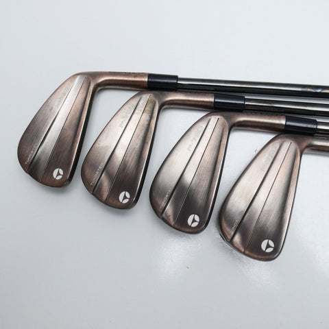 Used TaylorMade P790 Aged Copper Iron Set / 4 - PW / Stiff Flex