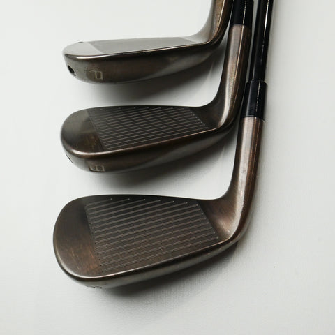 Used TaylorMade P790 Aged Copper Iron Set / 4 - PW / Stiff Flex