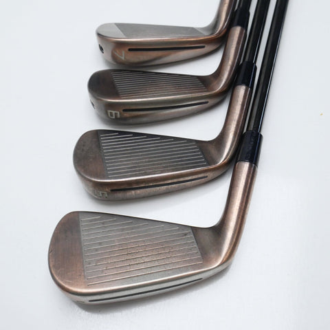 Used TaylorMade P790 Aged Copper Iron Set / 4 - PW / Stiff Flex