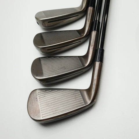 Used TaylorMade P790 Aged Copper Iron Set / 4 - PW / Stiff Flex