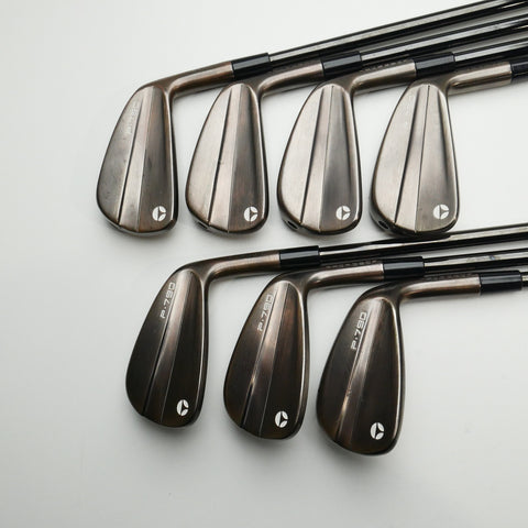 Used TaylorMade P790 Aged Copper Iron Set / 4 - PW / Stiff Flex