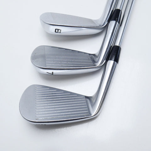 Used TaylorMade P7MB 2020 Iron Set / 6 - PW / Stiff Flex