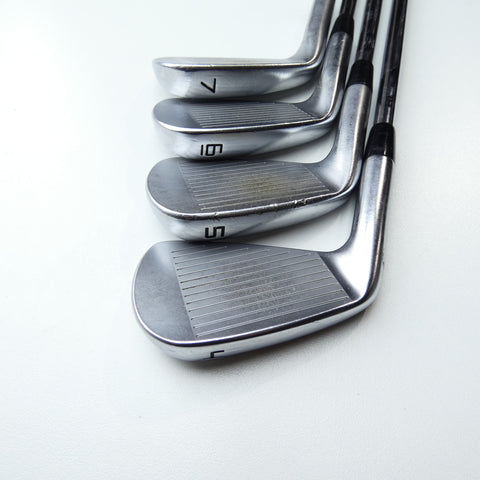 Used TaylorMade P7MB 2023 Iron Set / 4 - PW / Stiff Flex