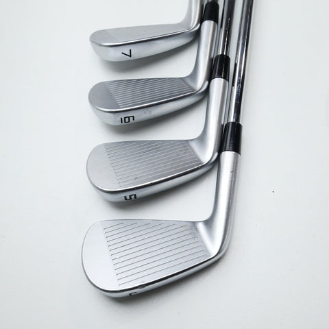 Used TaylorMade P7MB 2023 Iron Set / 4 - PW / X-Stiff Flex