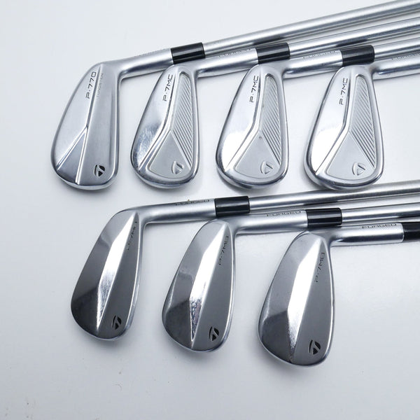 Used TaylorMade P7MB & P7MC & P770 2023 Combo Iron Set / 4 - PW / X-Stiff Flex