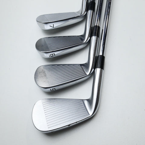 Used TaylorMade P7MC 2020 Iron Set / 4 - PW / Stiff Flex