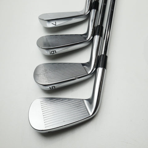 Used TaylorMade P7MC 2020 Iron Set / 4 - PW / Stiff Flex