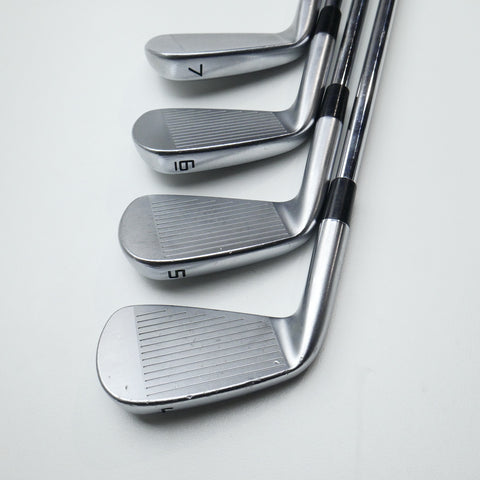 Used TaylorMade P7MC 2023 Iron Set / 4 - PW / Stiff Flex