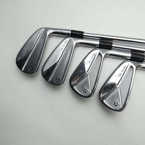 Used TaylorMade P7MC 2023 & P770 2023 Combo Iron Set / 4 - PW / Stiff Flex