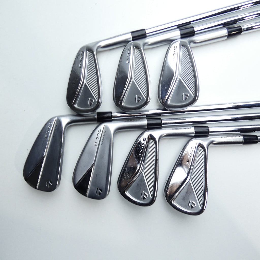 Used TaylorMade P7MC 2023 & P770 2023 Combo Iron Set / 4 - PW / Stiff Flex