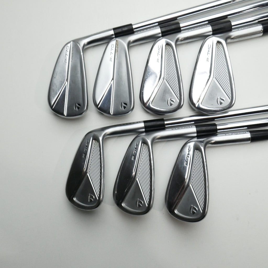 Used TaylorMade P7MC 2023 & P770 2023 Combo Iron Set / 4 - PW / Stiff Flex