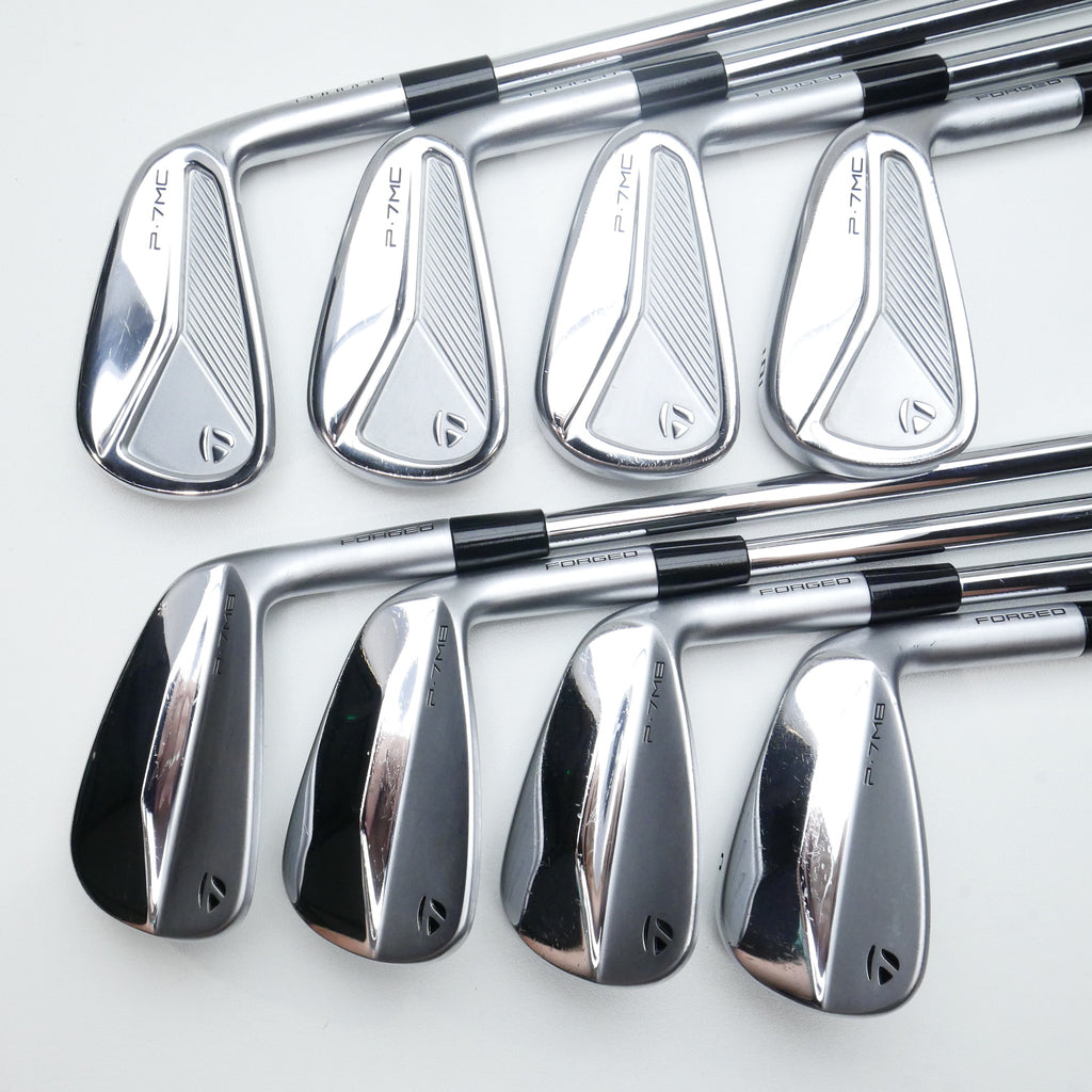 Used TaylorMade P7MC 2023 & P7MB 2023 Combo Iron Set / 3 - PW / X-Stiff Flex