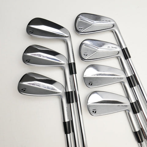 Used TaylorMade P7MC & P7MB 2023 Combo Iron Set / 4 - PW / X-Stiff Flex