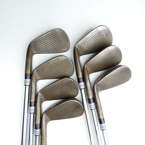 Used TaylorMade P7MC RAW Iron Set / 4 - PW / Stiff Flex
