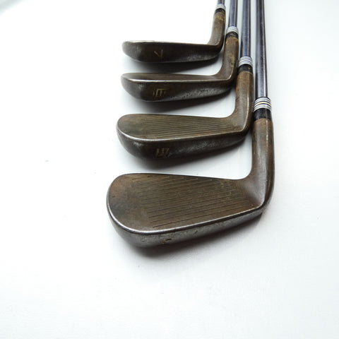 Used TaylorMade P7MC RAW Iron Set / 4 - PW / Stiff Flex