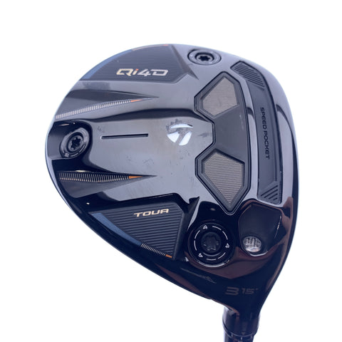 Used TaylorMade QI4D Tour 3 Fairway Wood / 15 Degrees / X-Stiff Flex