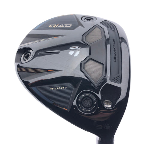 Used TaylorMade QI4D Tour 3 Fairway Wood / 15.0 Degrees / Tour AD DI 7 X-Stiff
