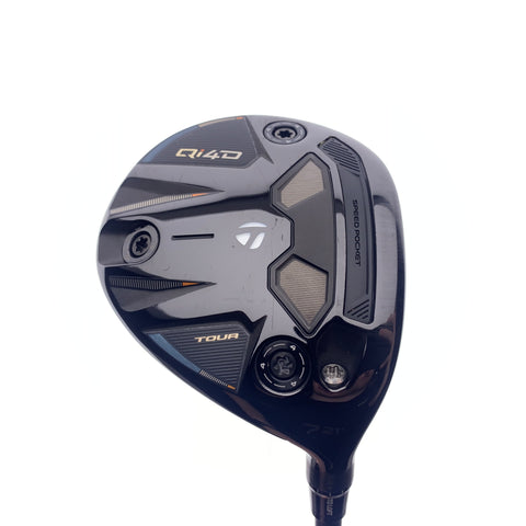 Used TaylorMade QI4D Tour 7 Fairway Wood / 21 Degrees / Stiff Flex